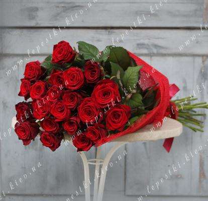 21 red roses (h 70)
