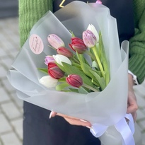 Bouquet of 11 tulips mix
