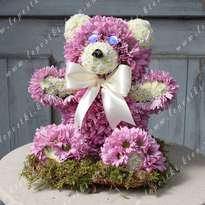 Toy from flowers Teddy Bear "Misha"