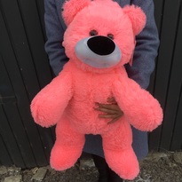 Pink teddy bear , 70sm