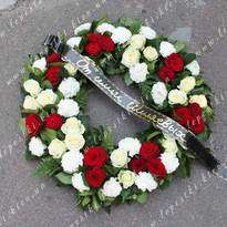 Funeral round wreath No. 29