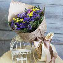 Bouquet of statice (dried flower)