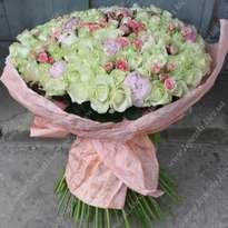 VIP-bouquet with peonies "Lake of Tenderness"