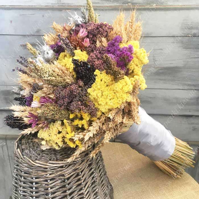 Lavender-Wheat Bouquet