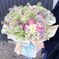 Bouquet of Ranunculus and Lilac