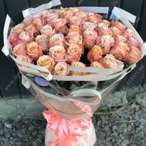 Large bouquet of peony roses