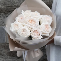 Rose bouquet White Ohara