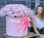 151 розовый пион в коробке