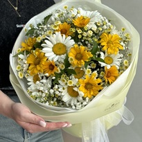 Букет із ромашок мікс